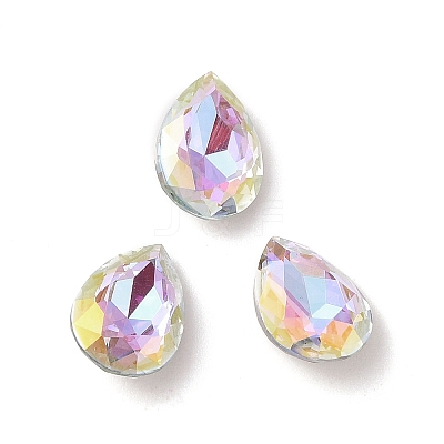 Glass Rhinestone Cabochons RGLA-L029-04A-VLLA-1