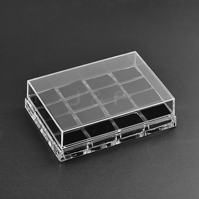 Cuboid Organic Glass Ring Display Boxes RDIS-N015-03-1