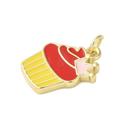 Rack Plating Brass Enamel Pendants KK-S372-03A-02-1