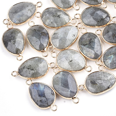 Natural Labradorite Links connectors X-G-S344-02A-1