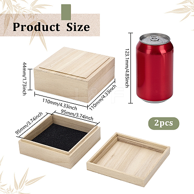 Wood Storage Boxes CON-WH0095-141A-1