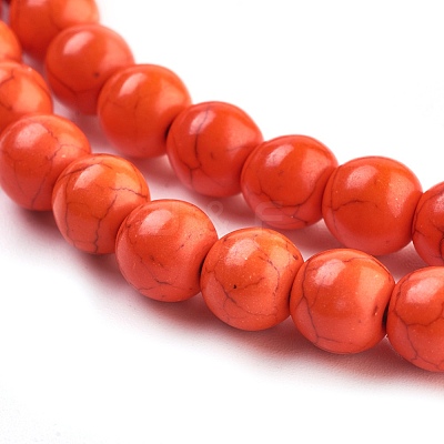 Synthetic Turquoise Beads Strands TURQ-G106-8mm-02G-1