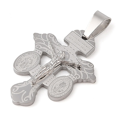 Non-Tarnish 304 Stainless Steel Pendants STAS-C103-02P-01-1
