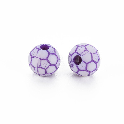 Craft Style Opaque Acrylic Beads MACR-T036-19-1