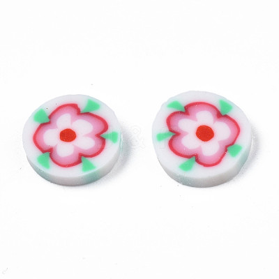Handmade Polymer Clay Cabochons CLAY-N006-54-1