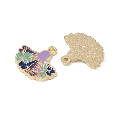 Rack Plating Alloy Enamel Pendants FIND-I038-07F-1