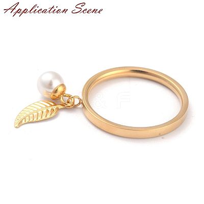 304 Stainless Steel Finger Ring Settings RJEW-O045-09C-G-1