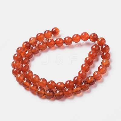 Natural Agate Beads Strands G-I261-B01-8mm-1