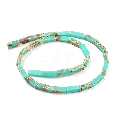 Synthetic Imperial Jasper Dyed Beads Strands G-D077-C01-08-1