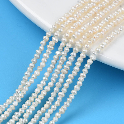Natural Cultured Freshwater Pearl Beads Strands PEAR-N013-02H-1