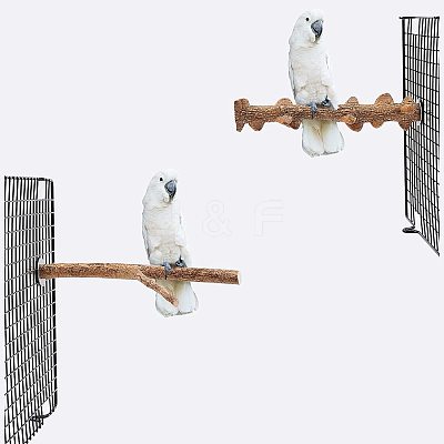 Wood Perch Bird Platform AJEW-GA0001-30-1
