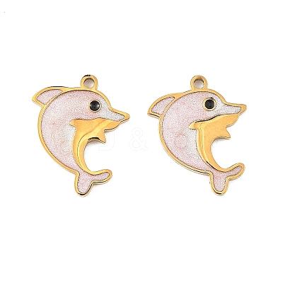 304 Stainless Steel Pendants STAS-D215-01G-02-1