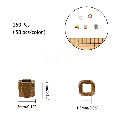 Brass Spacer Beads KK-AR0001-18-1