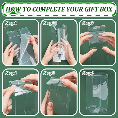 Foldable Transparent PVC Boxes LS-CON-WH0068-28-1