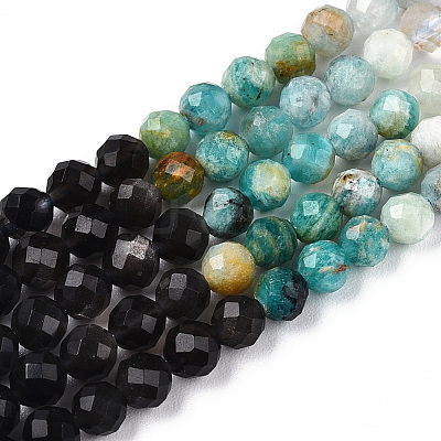 Natural & Synthetic Mixed Gemstone Beads Strands G-D080-A01-01-02-1