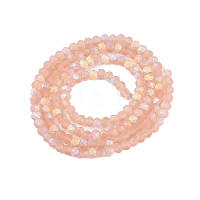 Transparent Glass Beads Strands EGLA-A044-T2mm-MB21-1