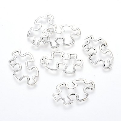 Tibetan Style Alloy Linking Rings X-TIBE-3558-AS-LF-1