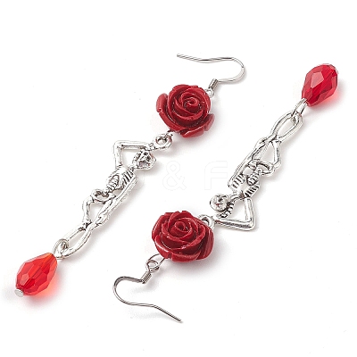 304 Stainless Steel Dangle Earrings EJEW-JE06065-1