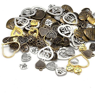 Tibetan Style Alloy Pendants TIBEP-MSMC012-1M-1