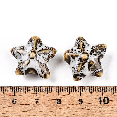 Handmade Porcelain Beads PORC-N008-09G-1