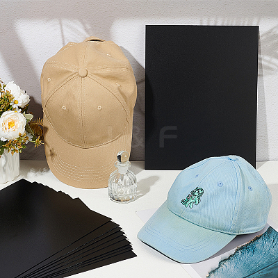 Plastic Hat Brim Liner DIY-WH0048-16B-1