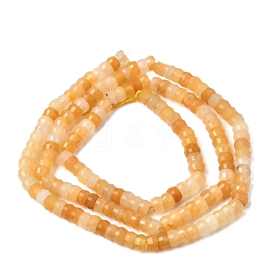 Natural Topaz Jade Heishi Beads Strands G-A299-A21-01-1