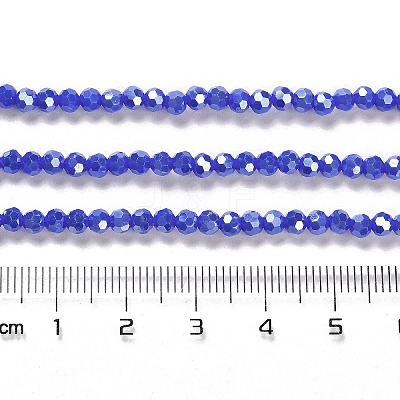 Electroplate Opaque Glass Beads Strands LS-EGLA-A035-P3mm-A07-1