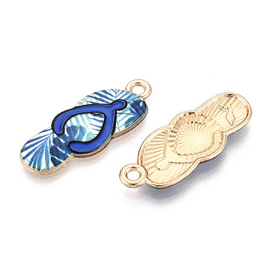 Alloy Enamel Pendants ENAM-T022-39KCG-02-1
