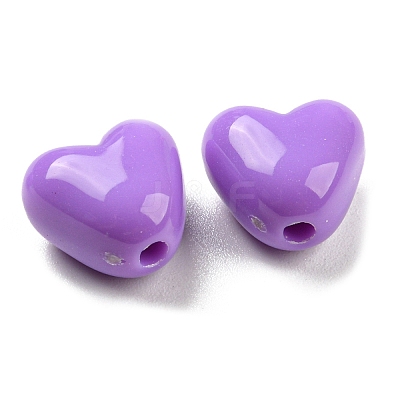 Opaque Acrylic Beads OACR-B013-27B-1
