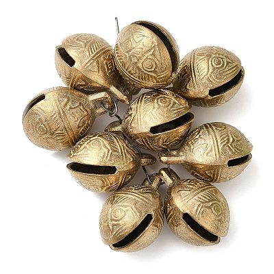 Brass Bell Pendants KKB-A003-40mm-1
