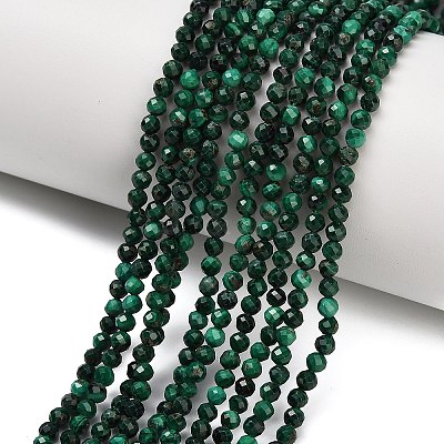 Natural Malachite Beads Strands G-C262-A02-3mm-1