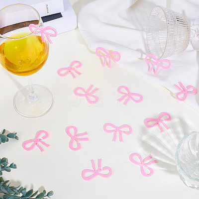 40Pcs Acrylic Wine Glass Charms AJEW-HY0002-52B-01-1