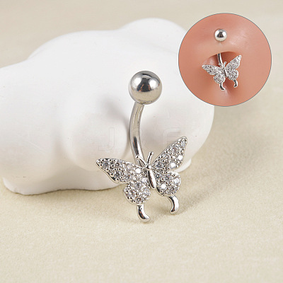 304 Stainless Steel Belly Rings WGA7D27-03-1