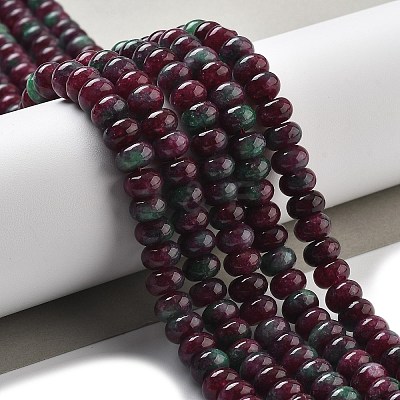 Natural White Jade Beads Strands G-E507-01S-1