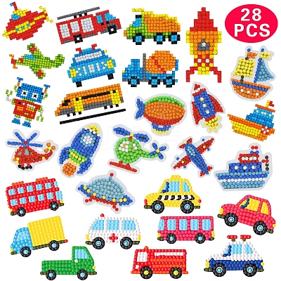 DIY Diamond Painting Sticker Kits DIAM-PW0009-53-1