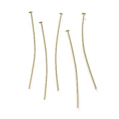 Brass Flat Head Pins KK-H502-01F-G-1