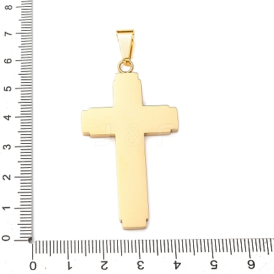 201 Stainless Steel Big Pendants STAS-C149-01G-1