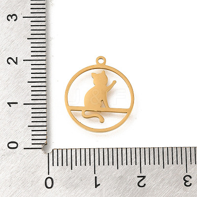 304 Stainless Steel Pendants STAS-S144-04D-1
