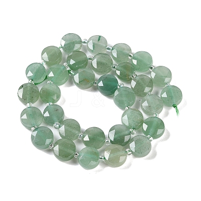 Natural Green Aventurine Beads Strands G-N342-14-1