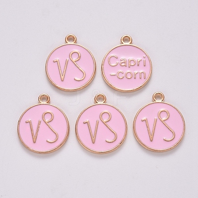 Alloy Enamel Pendants ENAM-S124-01B-09E-1