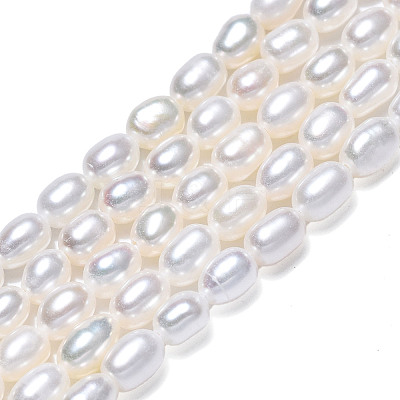 Natural Cultured Freshwater Pearl Beads Strands PEAR-N012-03G-1