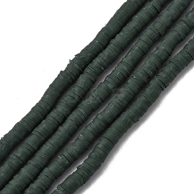 Handmade Polymer Clay Beads Strands CLAY-R089-4mm-Q081-1