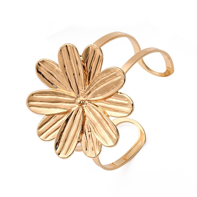 Alloy & Iron Cuff Bangles for Women LS-BJEW-F501-01A-KCG-1
