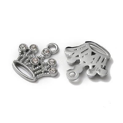 Zinc Alloy with Crystal Rhinestone Pendants FIND-WH0126-137A-P-1