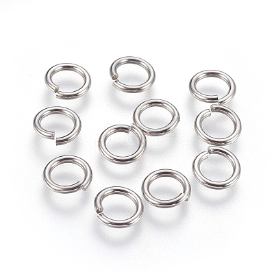 Non-Tarnish 304 Stainless Steel Open Jump Rings X-STAS-P212-25P-16-1
