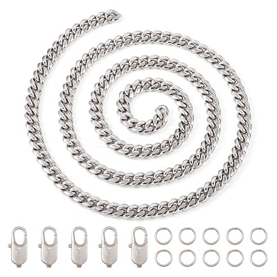 DIY Chain Bracelet Necklace Making Kit DIY-YS0001-71-1