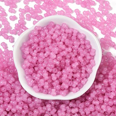 Transparent Colours Glass Seed Beads SEED-R001-01F-1