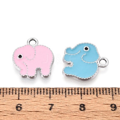 Alloy Enamel Charms PALLOY-T092-31P-1