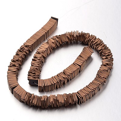 Electroplate Non-magnetic Synthetic Hematite Bead Strands G-F300-20B-F08-1