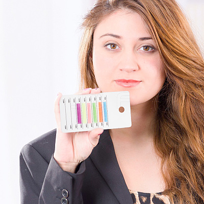 2Pcs 2 Colors Acrylic False Eyelashes Display Board AJEW-GO0001-31-1